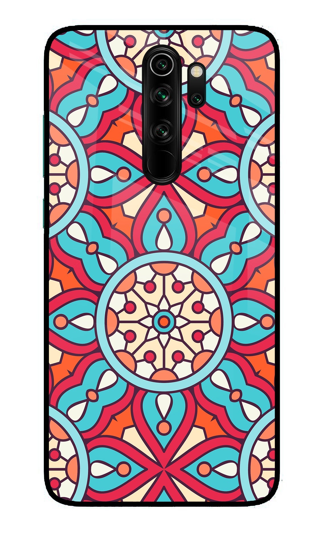 Mandala Geometric Redmi Note 8 Pro Glass Case