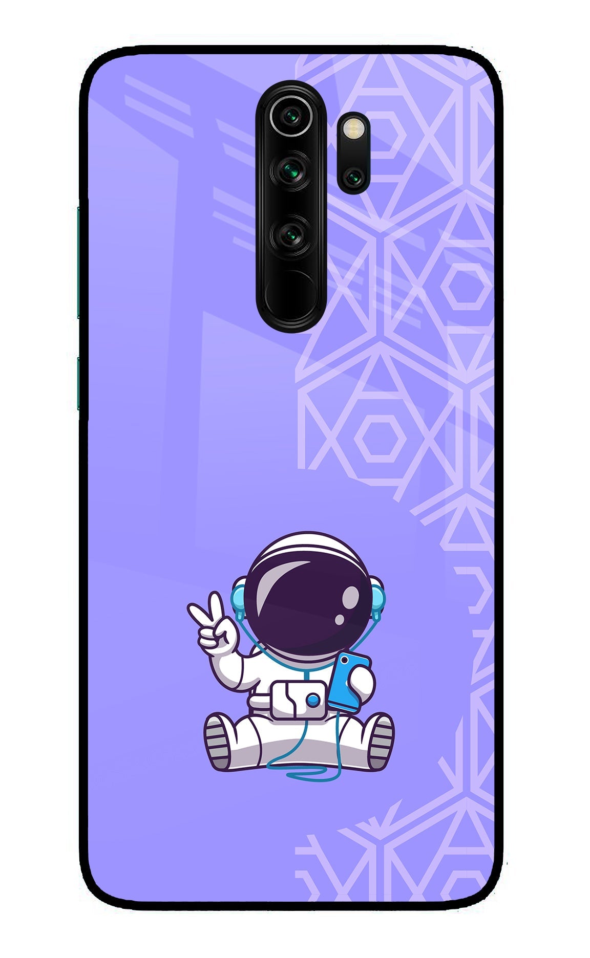 Cute Astronaut Chilling Redmi Note 8 Pro Back Cover