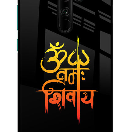 Om Namah Shivay Redmi Note 8 Pro Glass Case