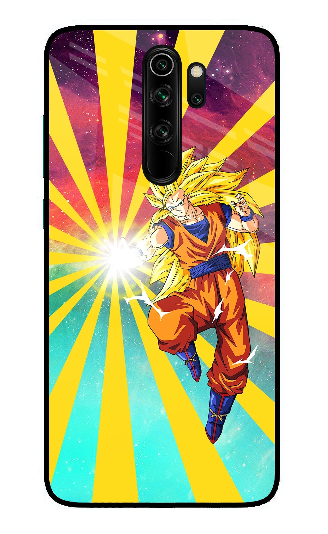 Goku Super Saiyan Redmi Note 8 Pro Glass Case