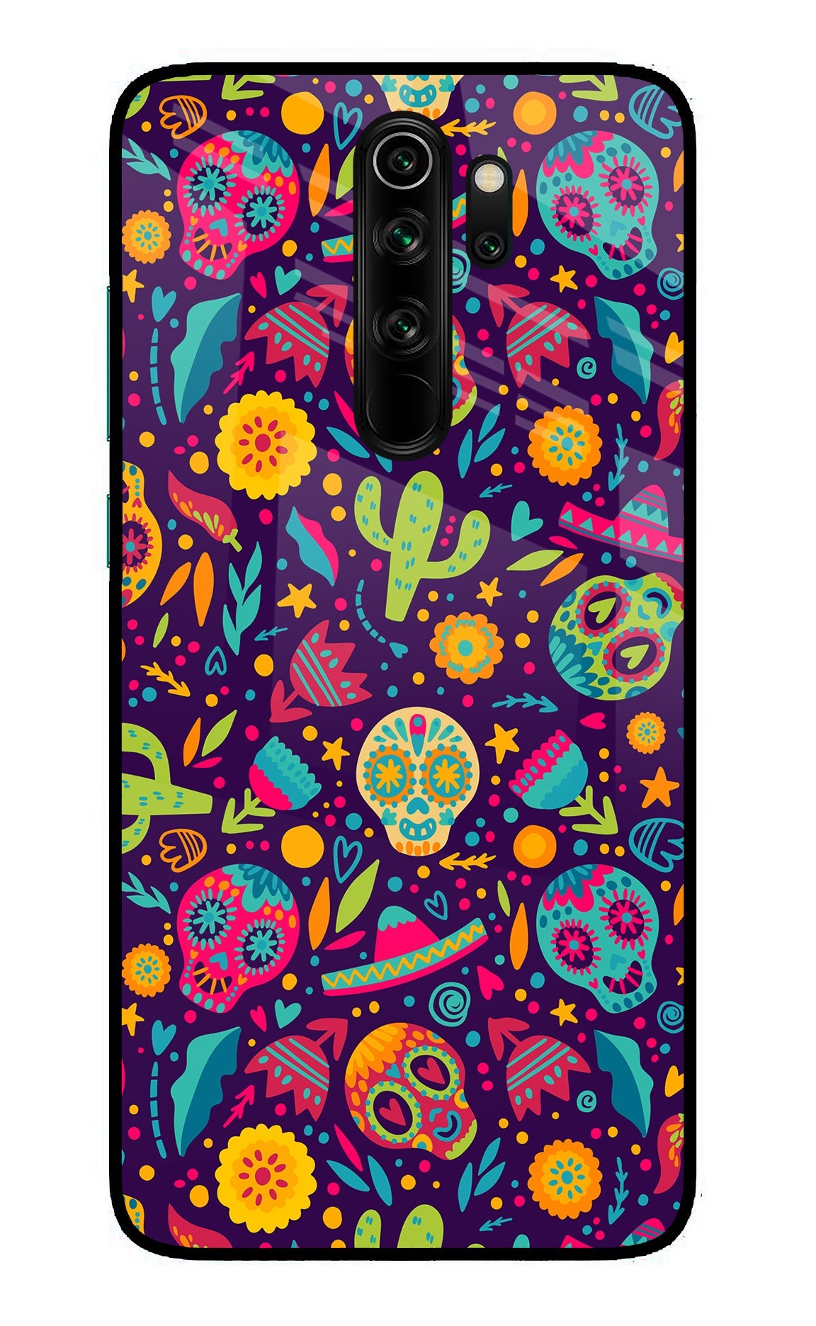 Mexican Design Redmi Note 8 Pro Glass Case