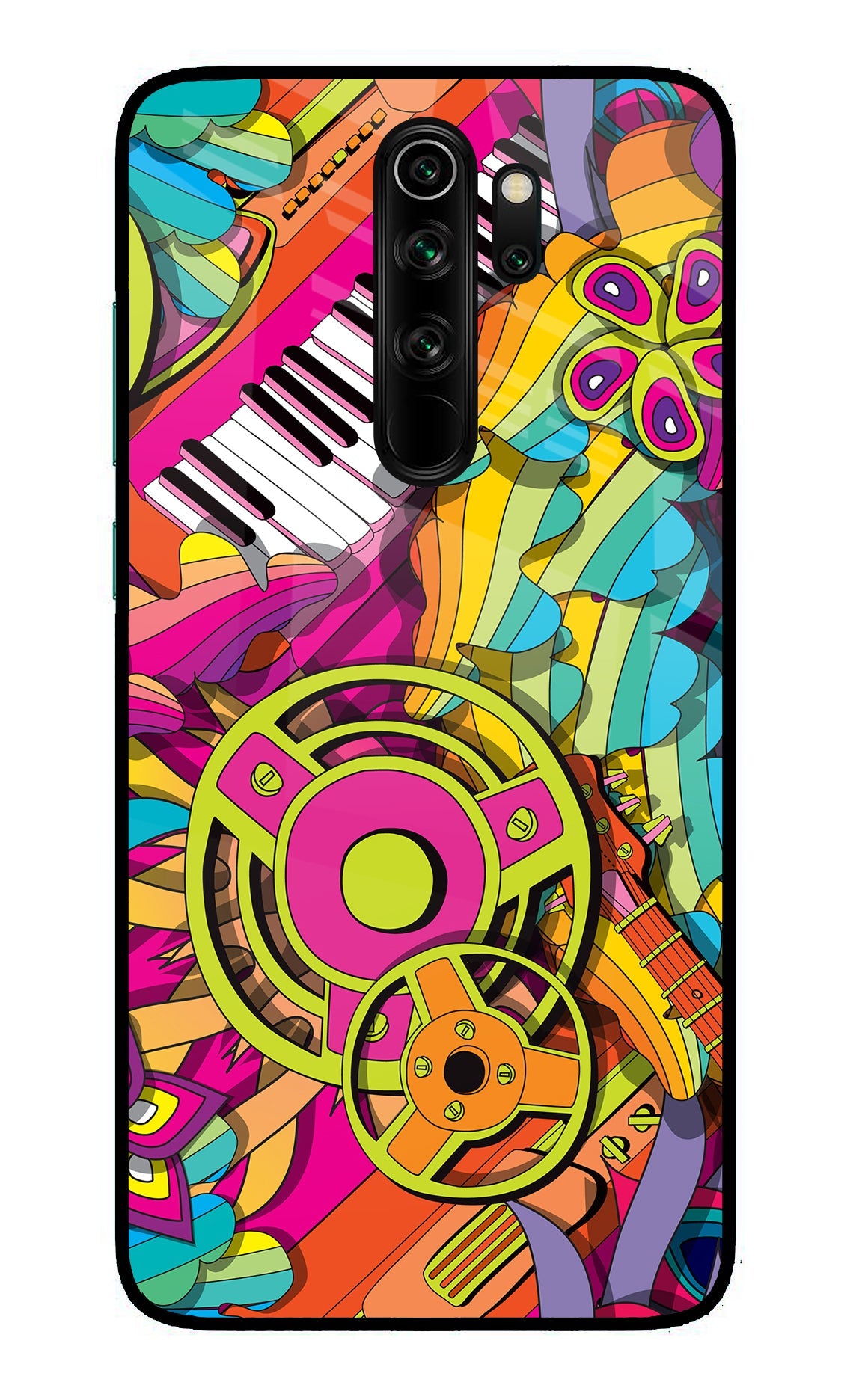 Music Doodle Redmi Note 8 Pro Back Cover