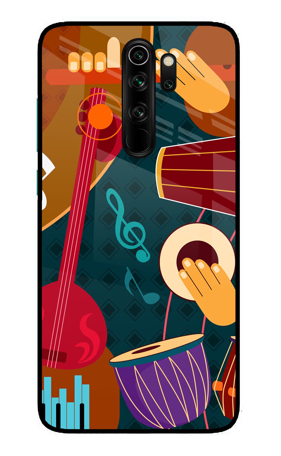 Music Instrument Redmi Note 8 Pro Glass Case