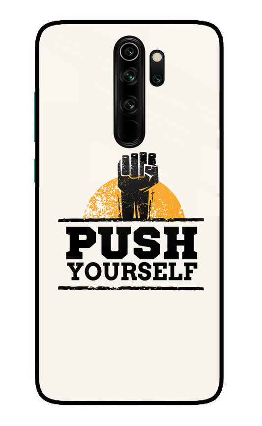 Push Yourself Redmi Note 8 Pro Glass Case