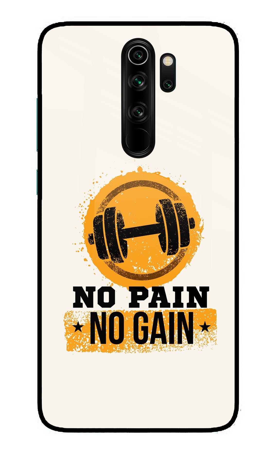 No Pain No Gain Redmi Note 8 Pro Back Cover