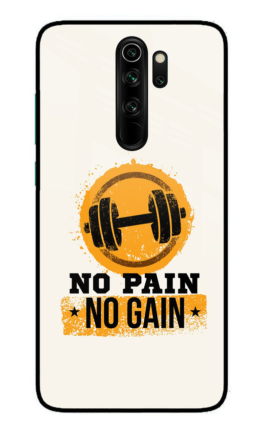 No Pain No Gain Redmi Note 8 Pro Glass Case