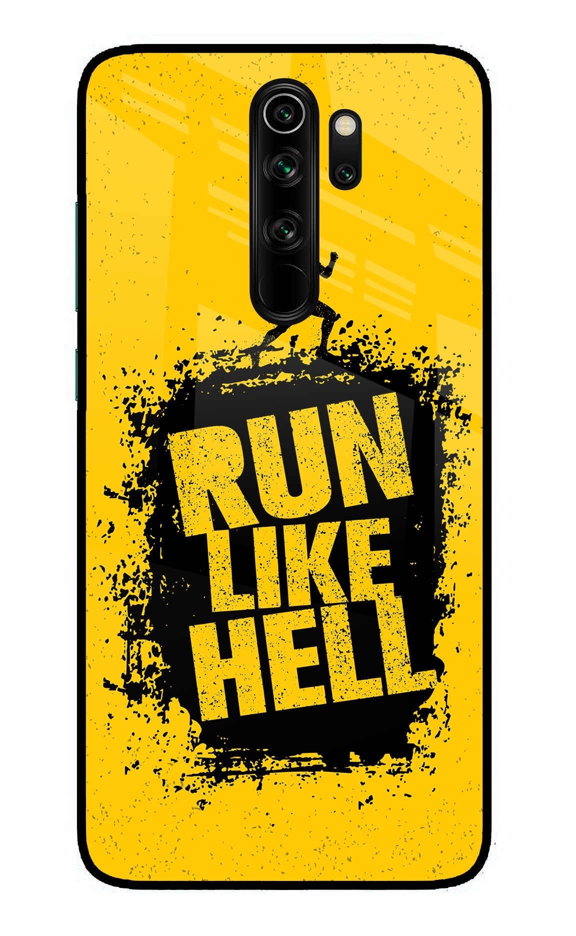 Run Like Hell Redmi Note 8 Pro Glass Case