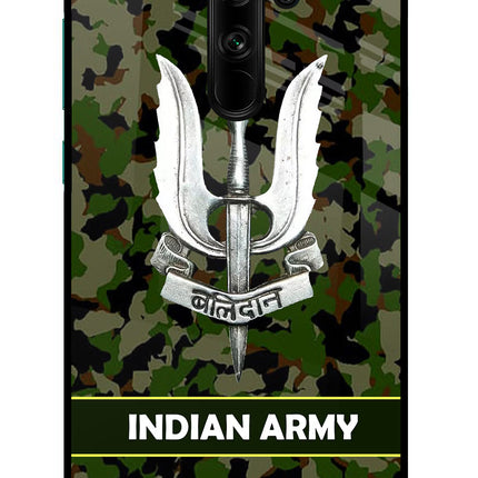 Balidan Indian Logo Redmi Note 8 Pro Glass Case Back Cover by Casekaro