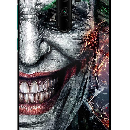 Joker Cam Redmi Note 8 Pro Glass Case Back Cover by Casekaro