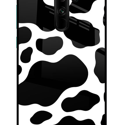 Cow Spots Redmi Note 8 Pro Glass Case Back Cover by Casekaro