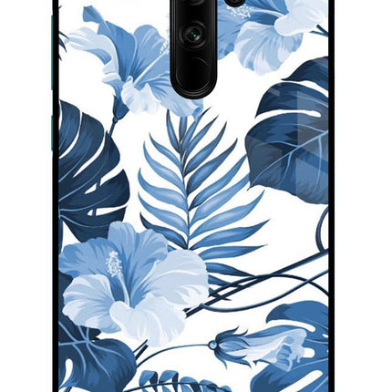 Fabric Art Redmi Note 8 Pro Glass Case Back Cover by Casekaro