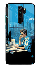 Focused Hustler (AI Generated) Redmi Note 8 Pro Glass Case