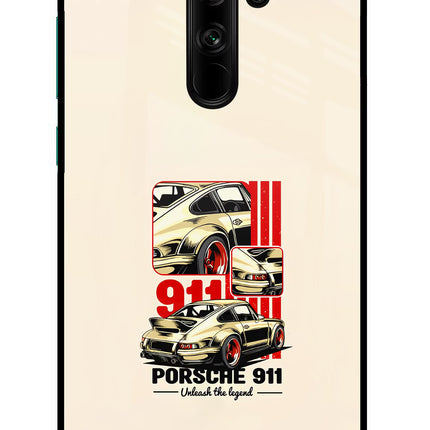 Classic Porsche 911 Redmi Note 8 Pro Glass Case