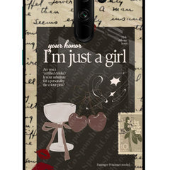 I am just a girl Redmi Note 8 Pro Glass Case