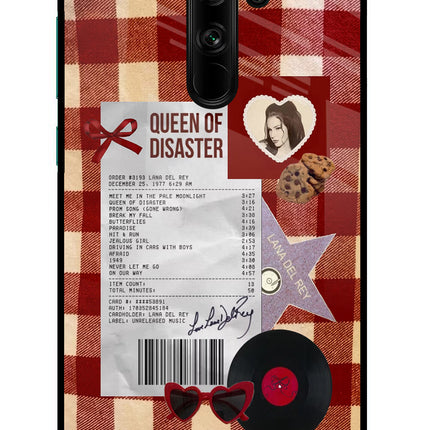 Queen of Disaster Redmi Note 8 Pro Glass Case