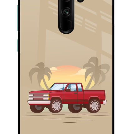 Desert Classic Drive Redmi Note 8 Pro Glass Case Back Cover by Casekaro