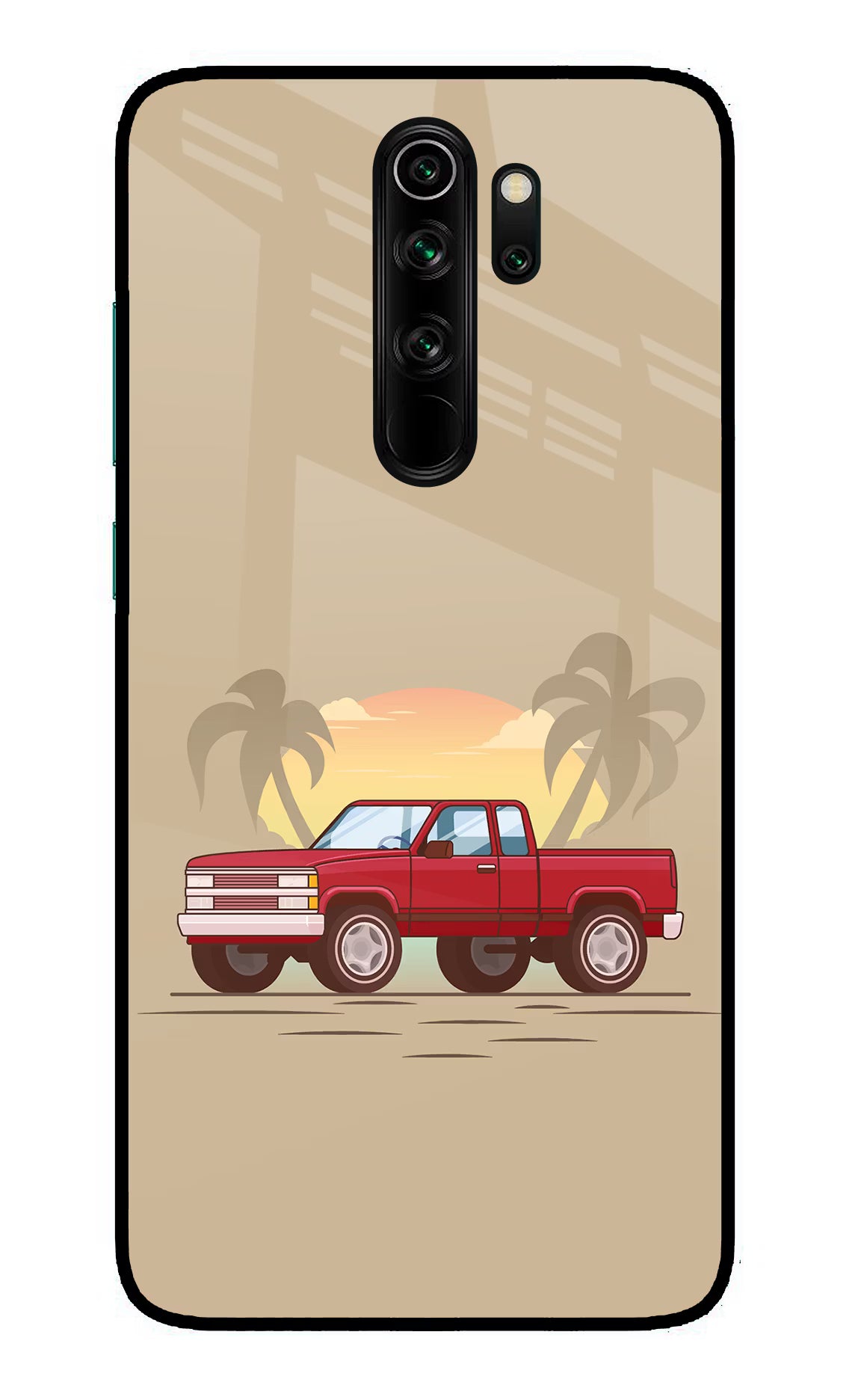 Desert Classic Drive Redmi Note 8 Pro Glass Case Back Cover by Casekaro