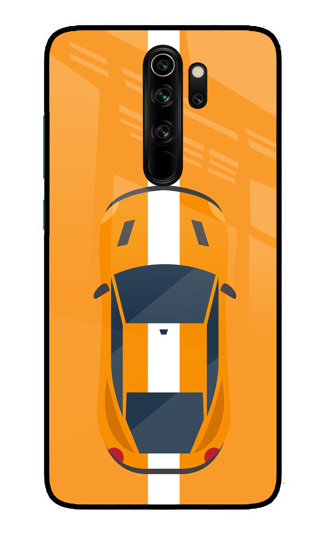 Highway Pursuit Redmi Note 8 Pro Glass Case Back Cover by Casekaro