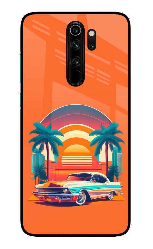 Palm Drive 80s Redmi Note 8 Pro Glass Case