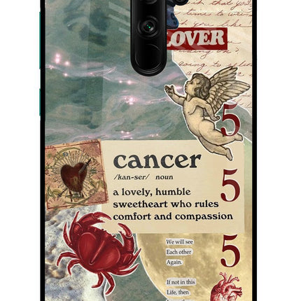Cancer Zodiac Redmi Note 8 Pro Glass Case