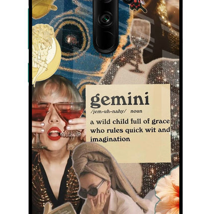Gemini Zodiac Redmi Note 8 Pro Glass Case