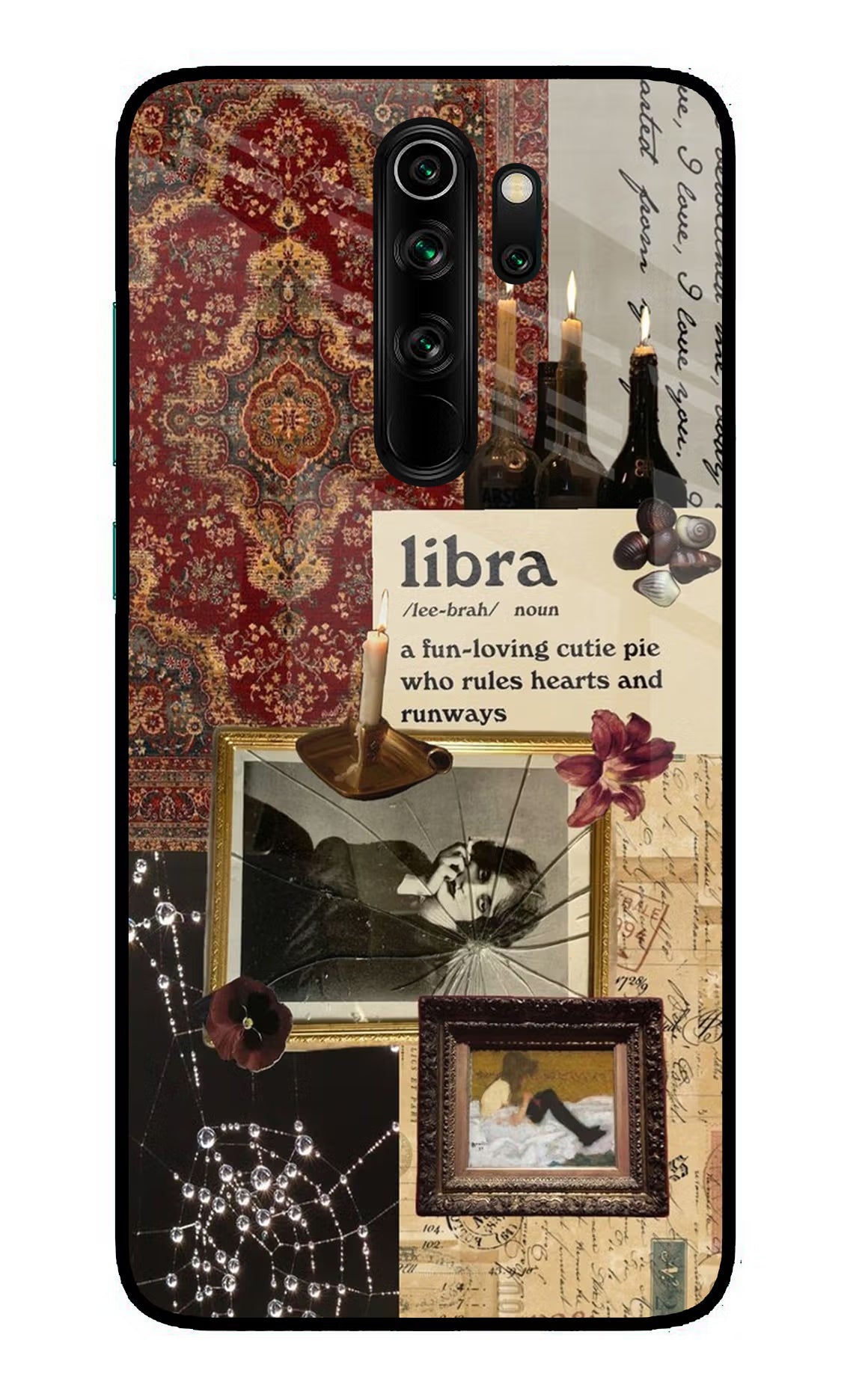 Libra Zodiac Redmi Note 8 Pro Glass Case Back Cover by Casekaro