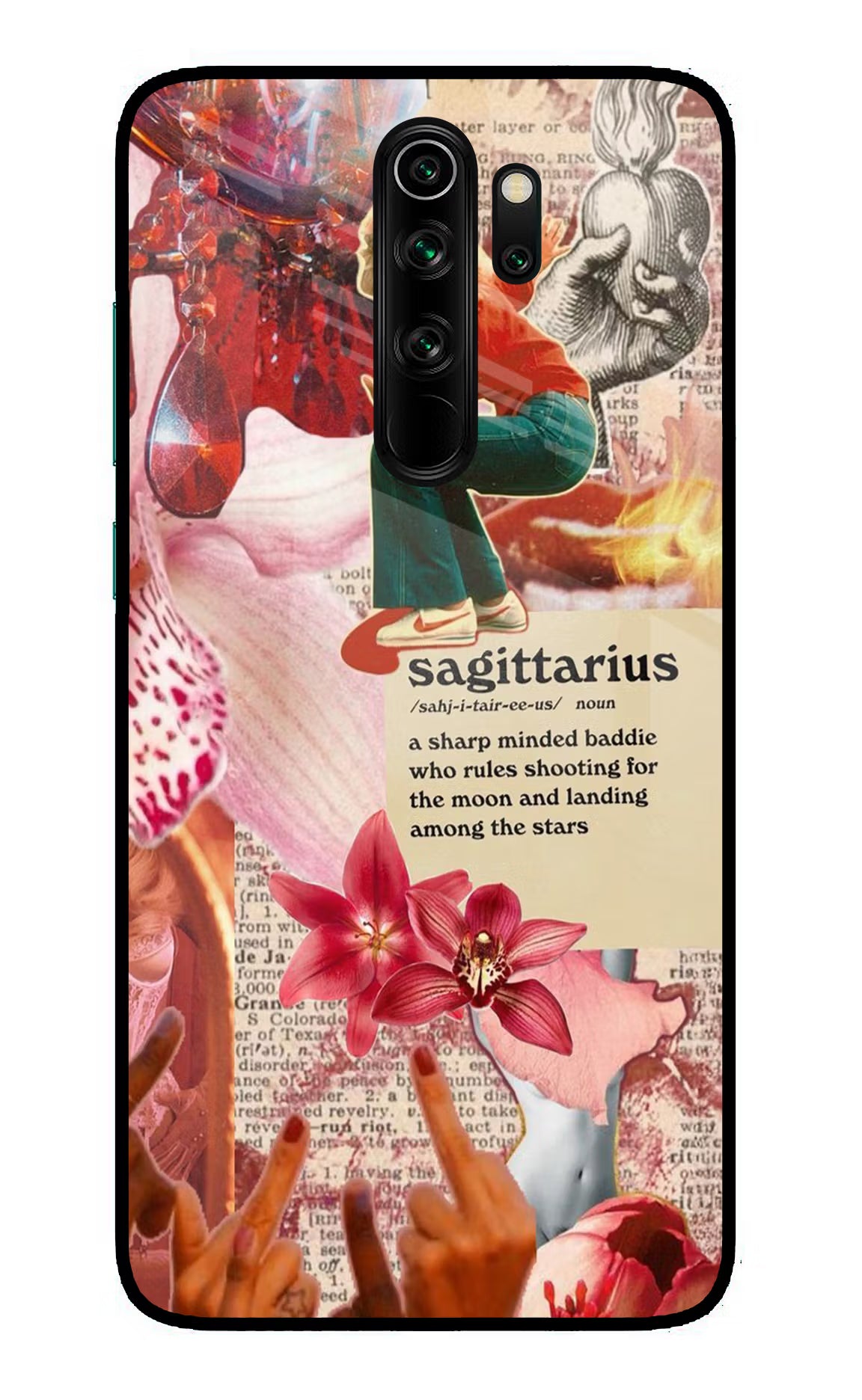 Sagittarius Zodiac Redmi Note 8 Pro Glass Case