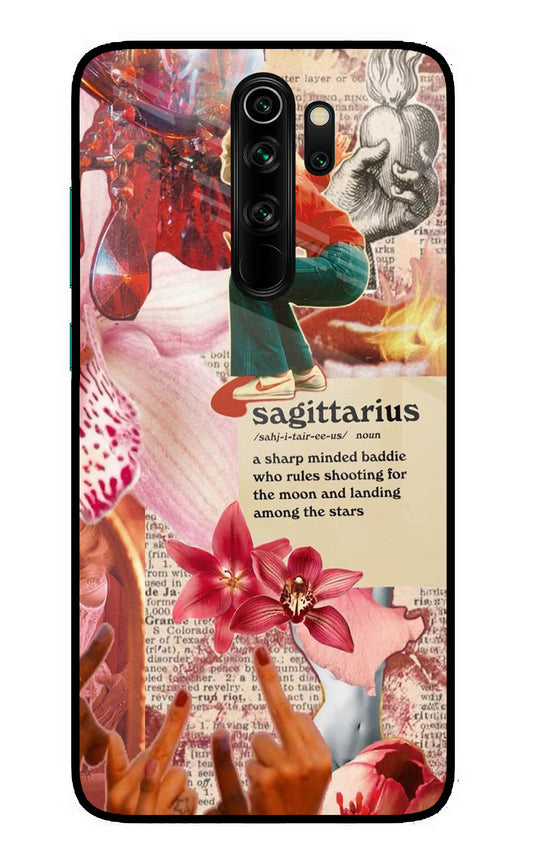 Sagittarius Zodiac Redmi Note 8 Pro Glass Case