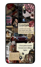Taurus Zodiac Redmi Note 8 Pro Glass Case