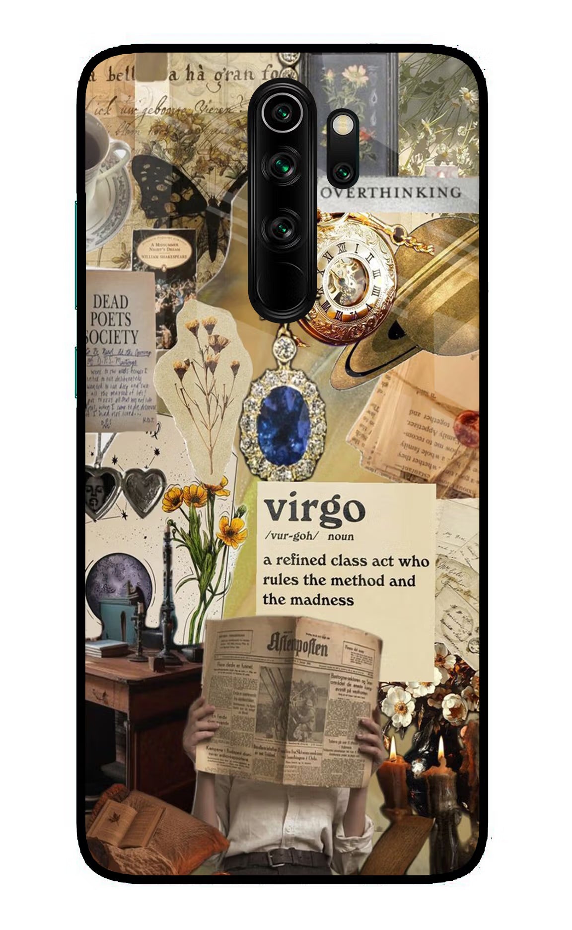 Virgo Zodiac Redmi Note 8 Pro Glass Case