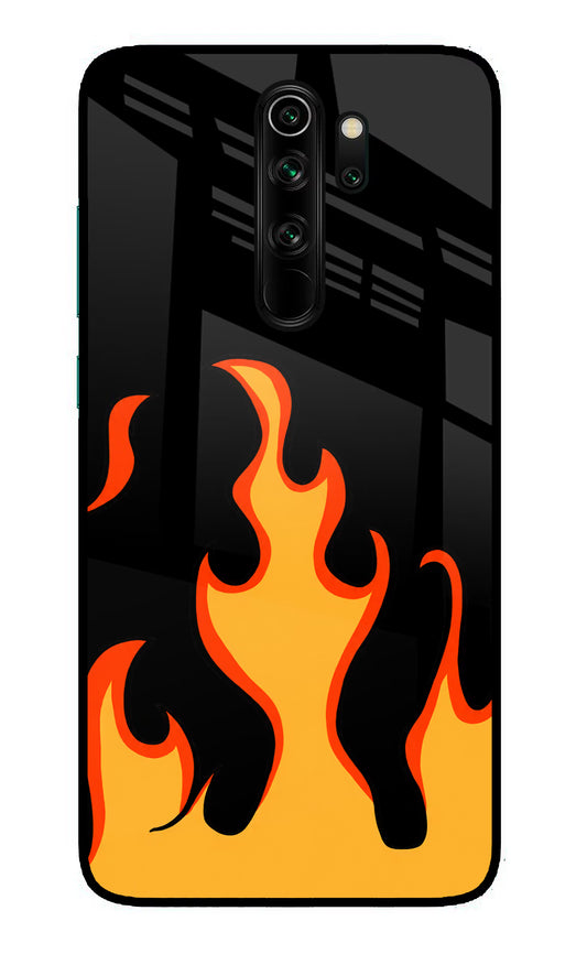 Fired Up – Black Redmi Note 8 Pro Glass Case