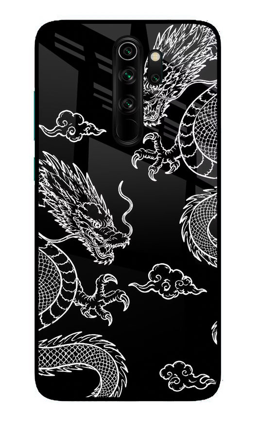 Twin Dragons Redmi Note 8 Pro Glass Case