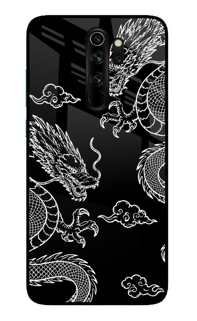 Twin Dragons Redmi Note 8 Pro Glass Case