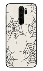 Spider Web Redmi Note 8 Pro Glass Case
