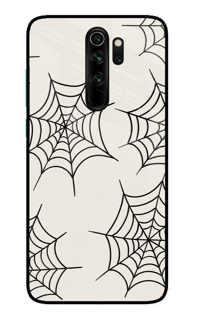 Spider Web Redmi Note 8 Pro Glass Case
