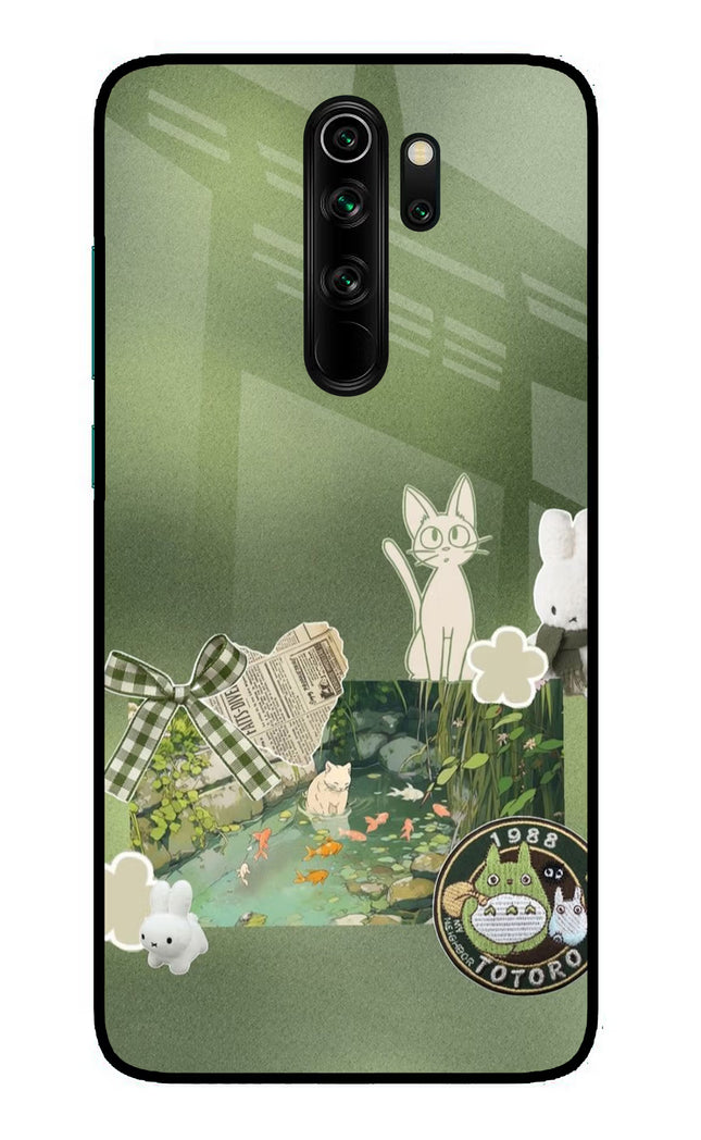 Aesthetic anime Redmi Note 8 Pro Glass Case