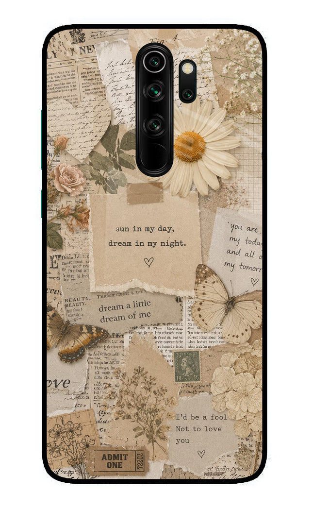 Vintage case Redmi Note 8 Pro Glass Case