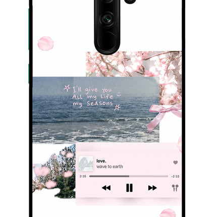 Wave to earth Redmi Note 8 Pro Glass Case