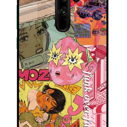 Funkover Redmi Note 8 Pro Glass Case Back Cover by Casekaro