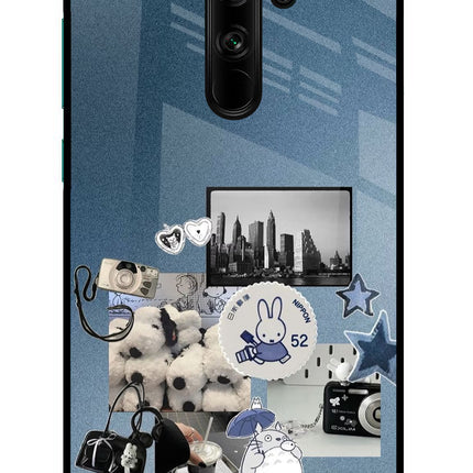 Miffy Redmi Note 8 Pro Glass Case Back Cover by Casekaro