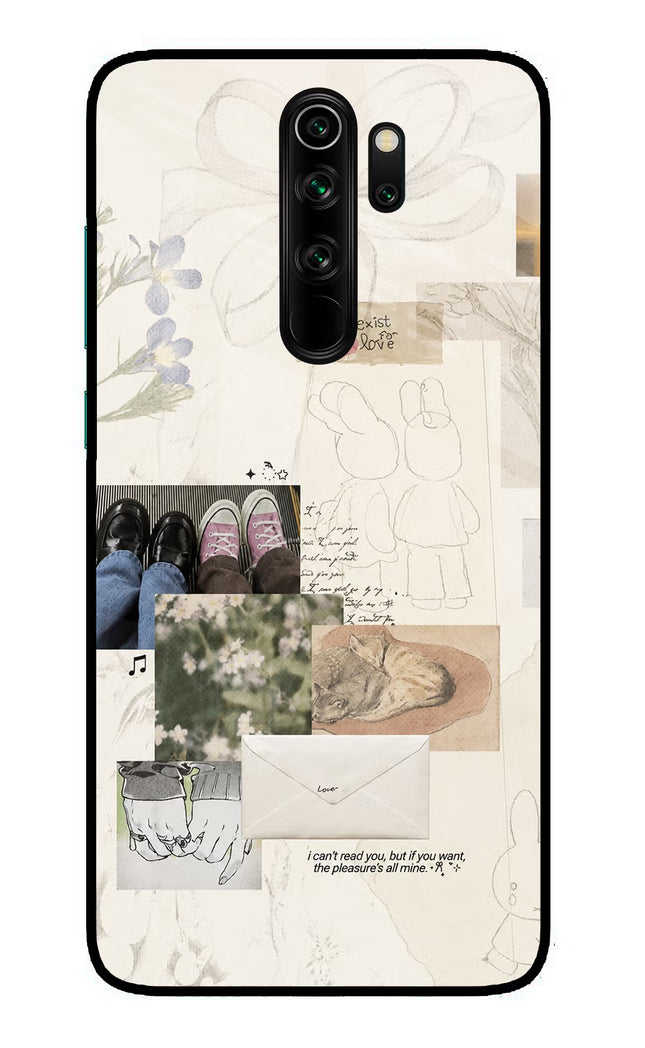 Soft Aesthetic Redmi Note 8 Pro Glass Case