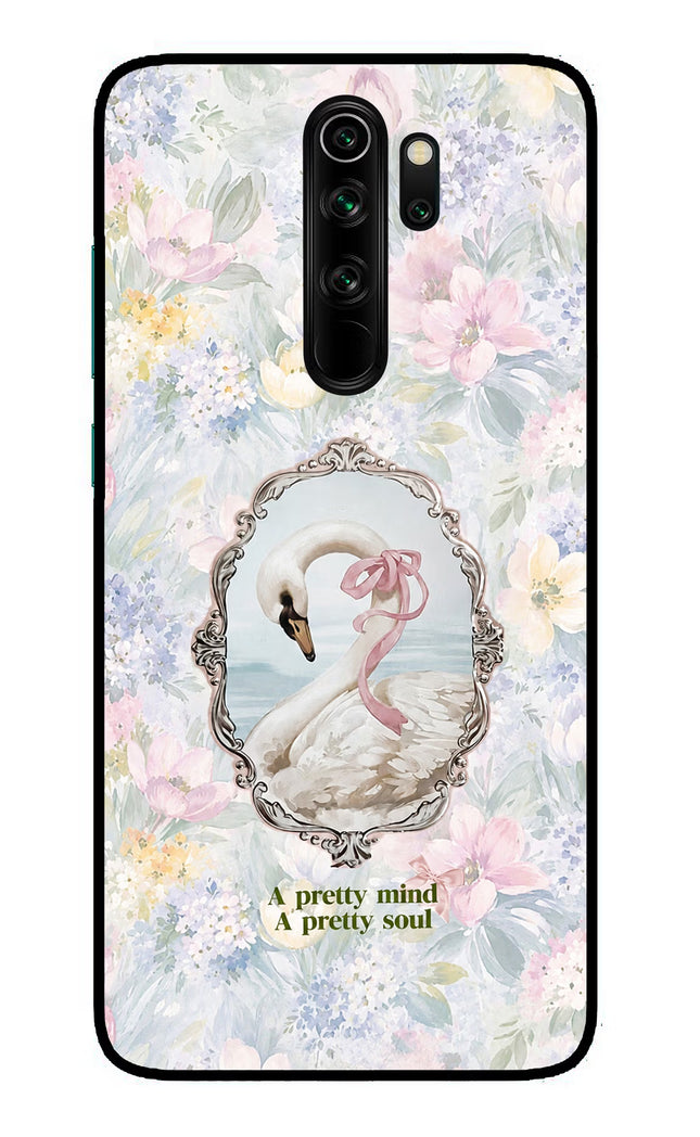 Pretty Mind Pretty Soul Redmi Note 8 Pro Glass Case