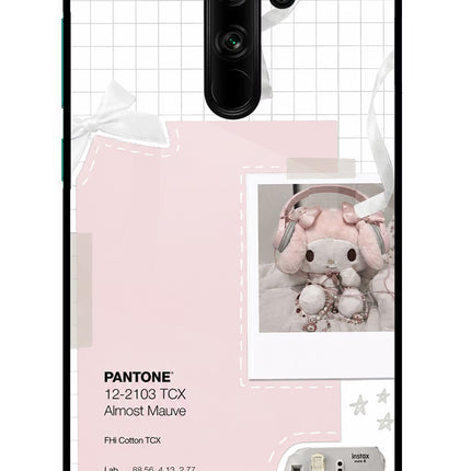 Pantone Asthetic Redmi Note 8 Pro Glass Case