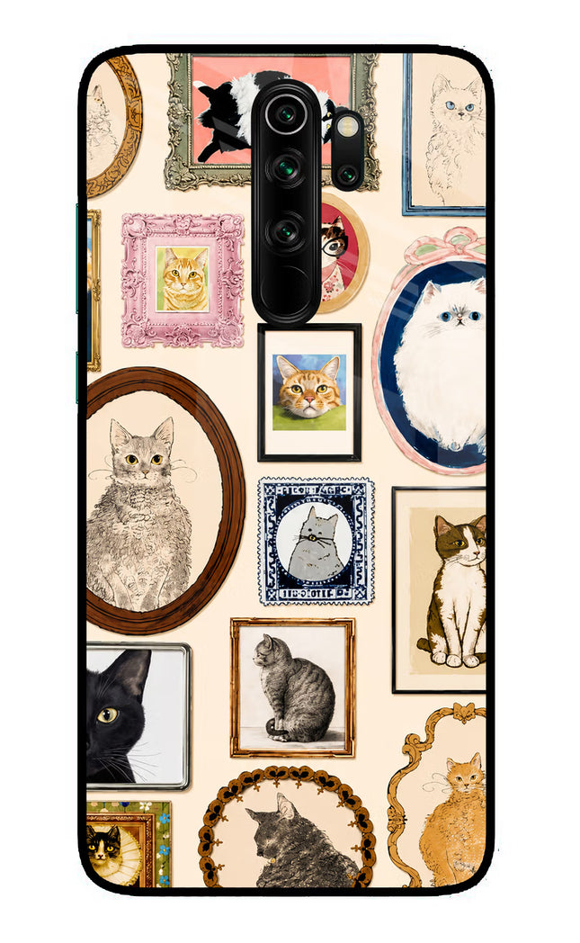 Mirror Cats Redmi Note 8 Pro Glass Case