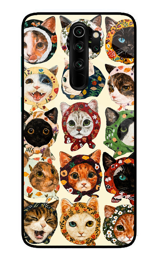 Cool Cat Redmi Note 8 Pro Glass Case