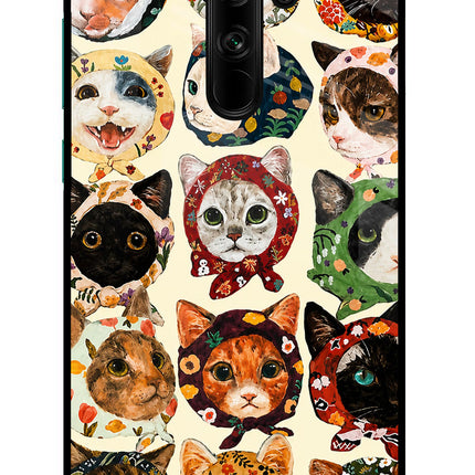 Cool Cat Redmi Note 8 Pro Glass Case Back Cover by Casekaro
