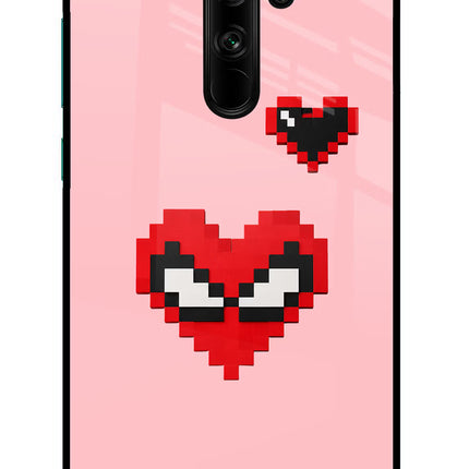Gwen Heart Redmi Note 8 Pro Glass Case Back Cover by Casekaro