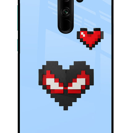 Peter Heart Redmi Note 8 Pro Glass Case