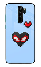 Peter Heart Redmi Note 8 Pro Glass Case