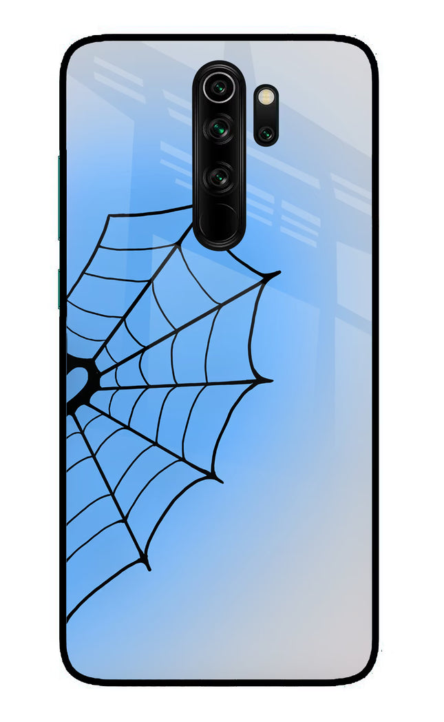 Blue Web Redmi Note 8 Pro Glass Case